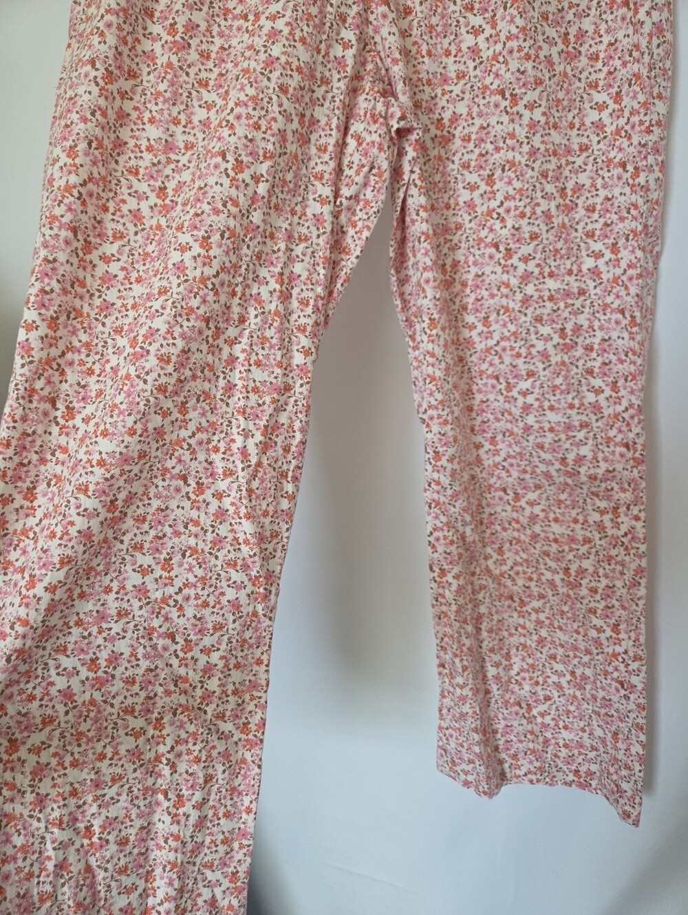 GAP Cottagecore Floral Cotton Wide Straight Leg Lounge Pants - Picture 5 of 14
